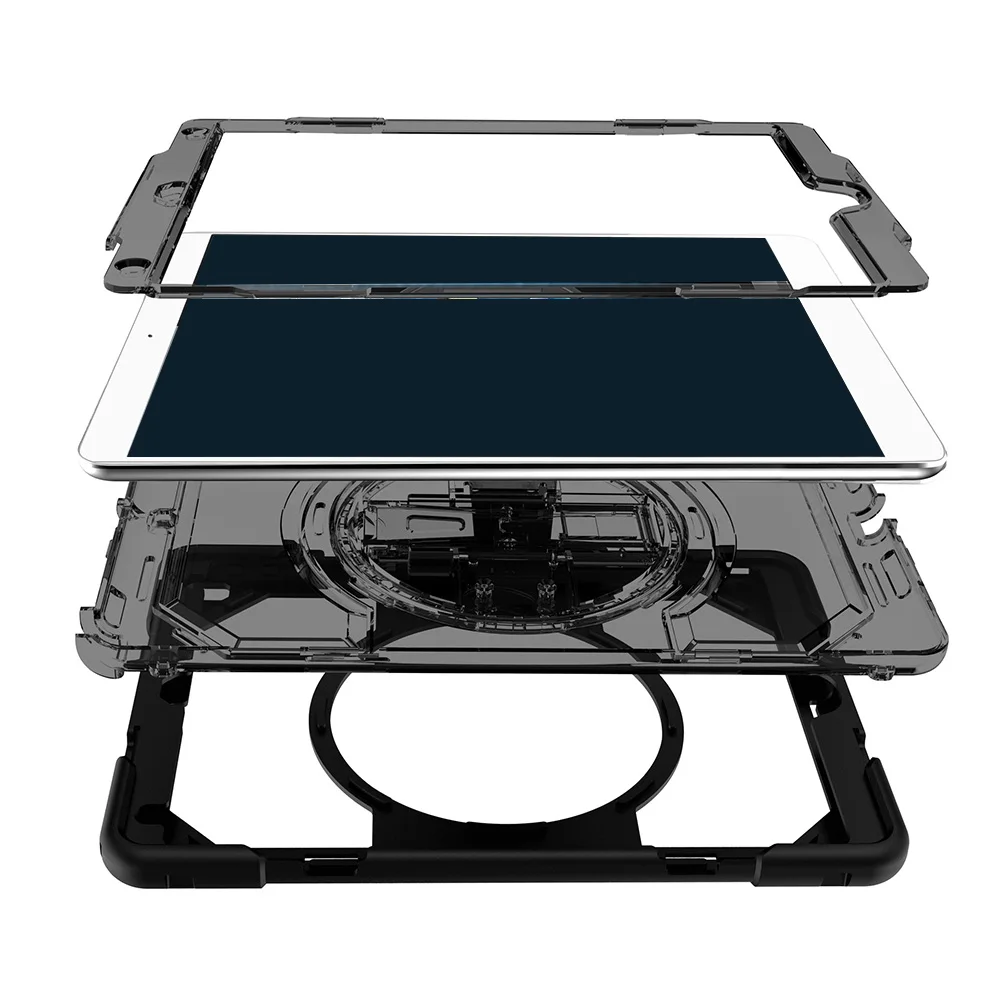 Shockproof Dustproof Kickstand Tablet Case Practical With Stand Handheld 360 Degree Swivel Cover