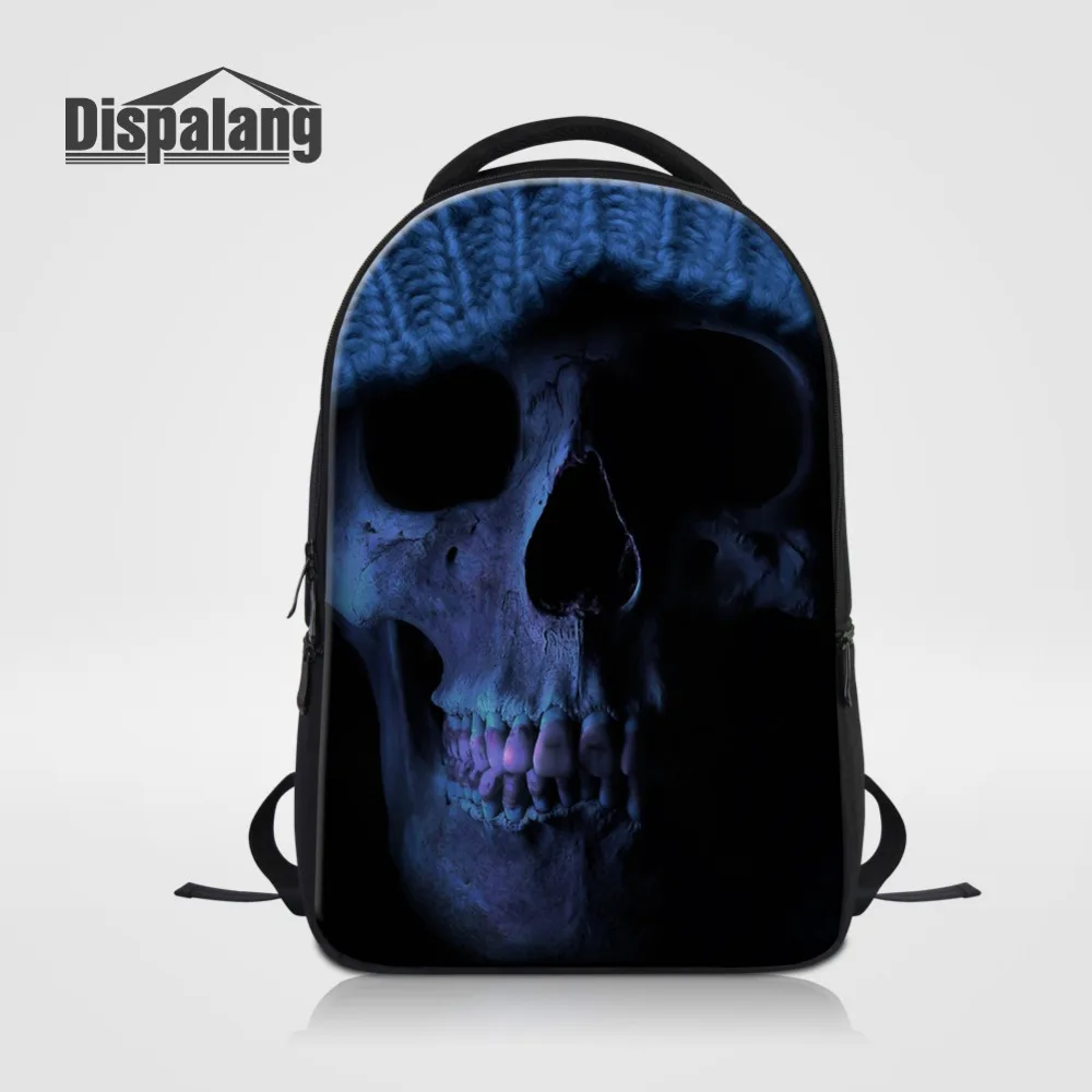 

Dispalang Cool Skull Printing Laptop Backpack For Women Men Travel Daypack School Shoulder Bag College Bookbag Notebook Backpack