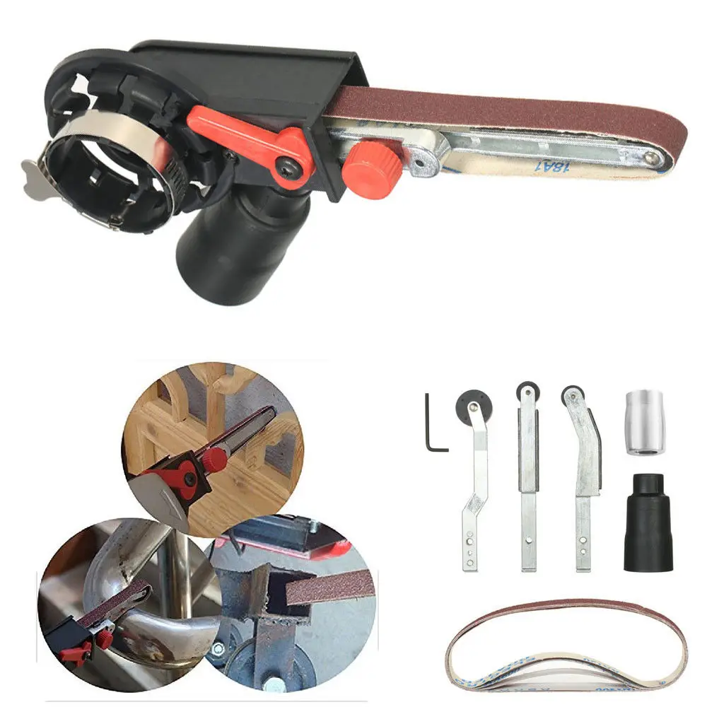  Mini DIY Sanding Belt Head electric drill angle Grinder Machine Sharpener Engraver Sanding for Bulg