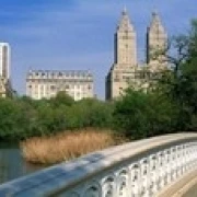 Bow Bridge  Central Park  NYC  New York City  New York State  USA Poster Print (36 x 12)