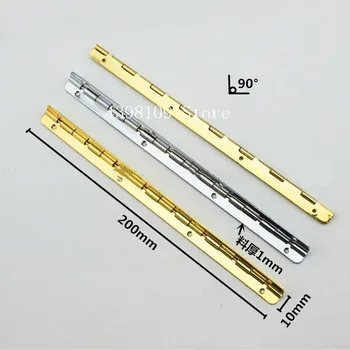 

200*10mm90 degree wooden box hardware accessories iron hinge wooden box / jewelry box / piano plane hinge with screws / 10pcs