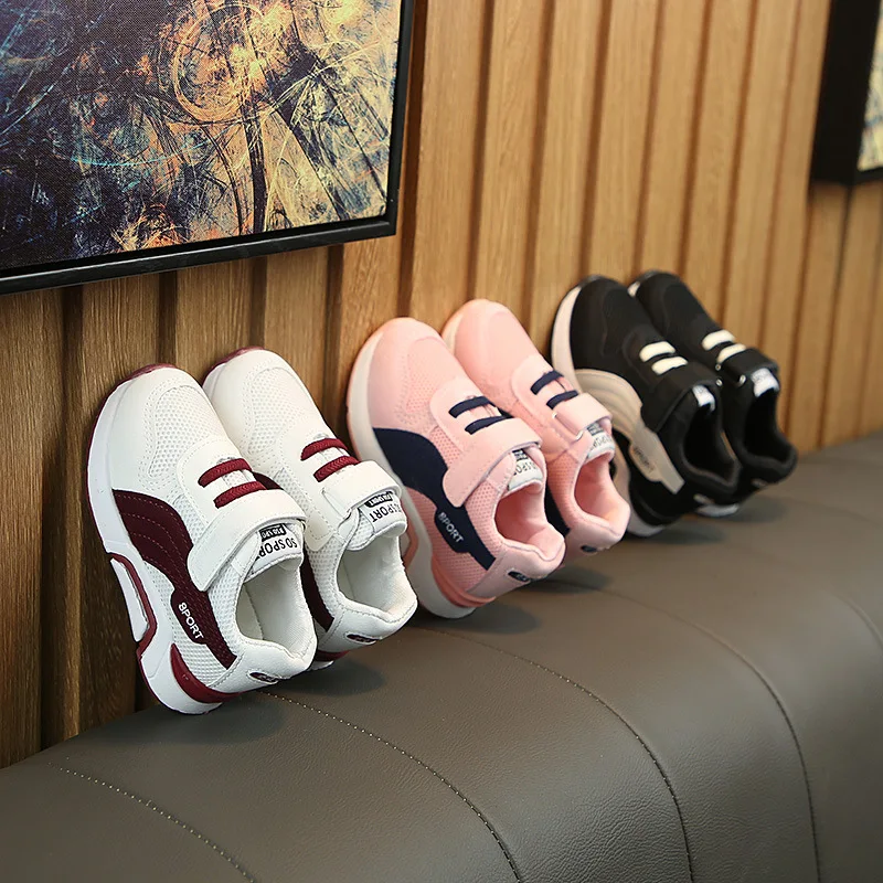 

2019 New Style Spring Summer Children Shoes for Boy Girls Mesh Breathable Kids Shoes Summer Breathable Children Shoes