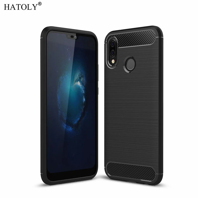 HATOLY Cover Huawei Nova 3E Case Phone Bag Soft Silicone Rubber for | Мобильные телефоны и аксессуары