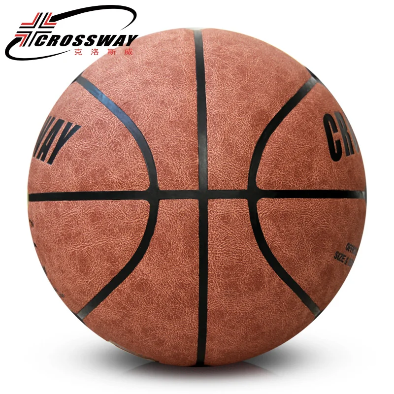 Basketbol Hot Selling Outdoor Indoor Size 7 Leather Basketball Ball ZK microfiber Training Competition home&away Basketball