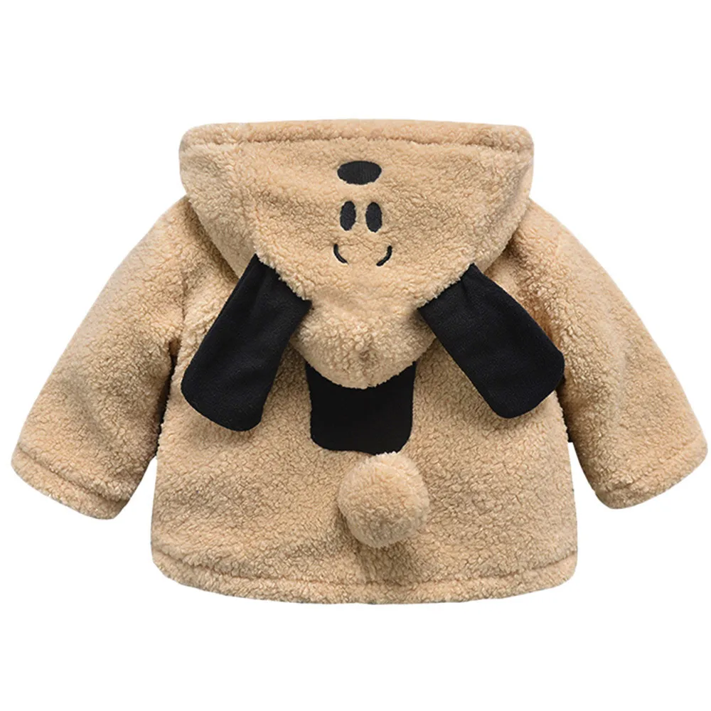 TELOTUNY осенне-зимнее теплое пальто для малышей осенне-зимнее пальто с капюшоном для маленьких девочек и мальчиков куртка-плащ плотная теплая одежда x0510
