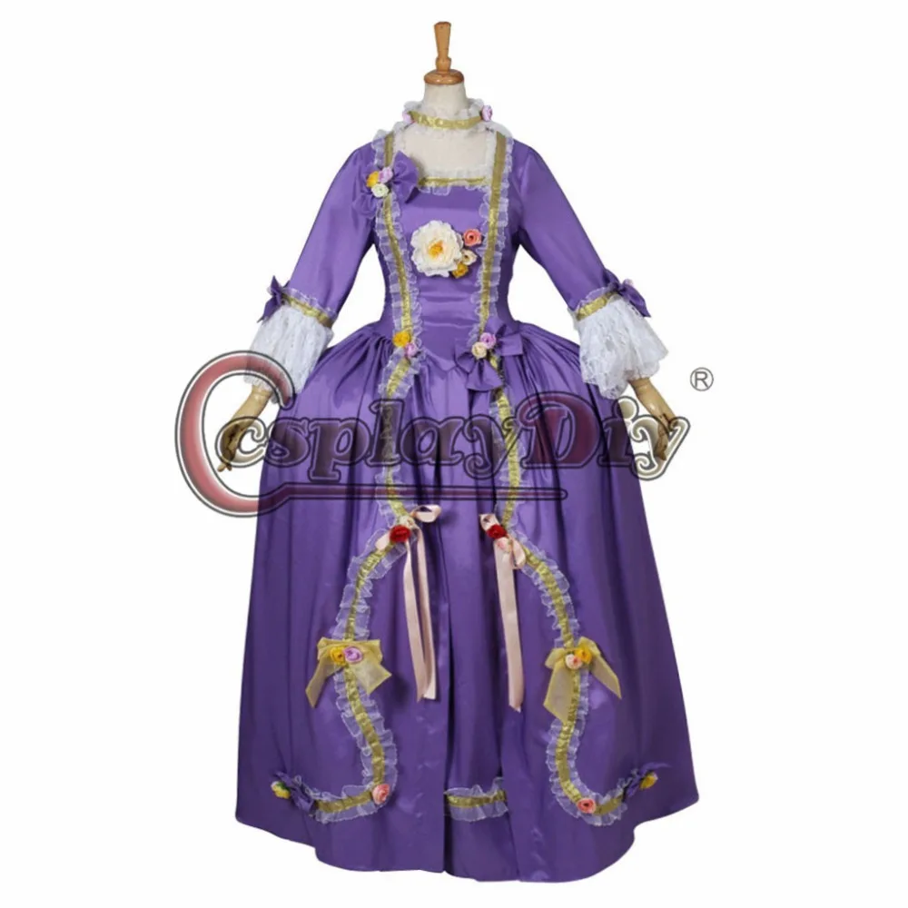 CosplayDiy женское бальное платье в стиле рококо в стиле барокко, свадебное фиолетовое платье, костюм для игры в театре, викторианское танцевальное праздничное платье Рококо