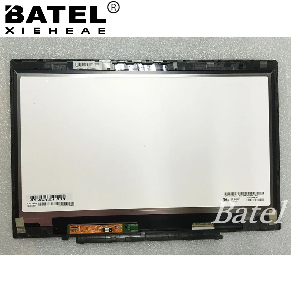 

For Lenovo X1 Carbon LP140QH1 SPA2 LP140QH1-SPA2 LCD Touch Screen Digitizer Assembly with Frame Bezel LP140QH1 (SP)(A2)