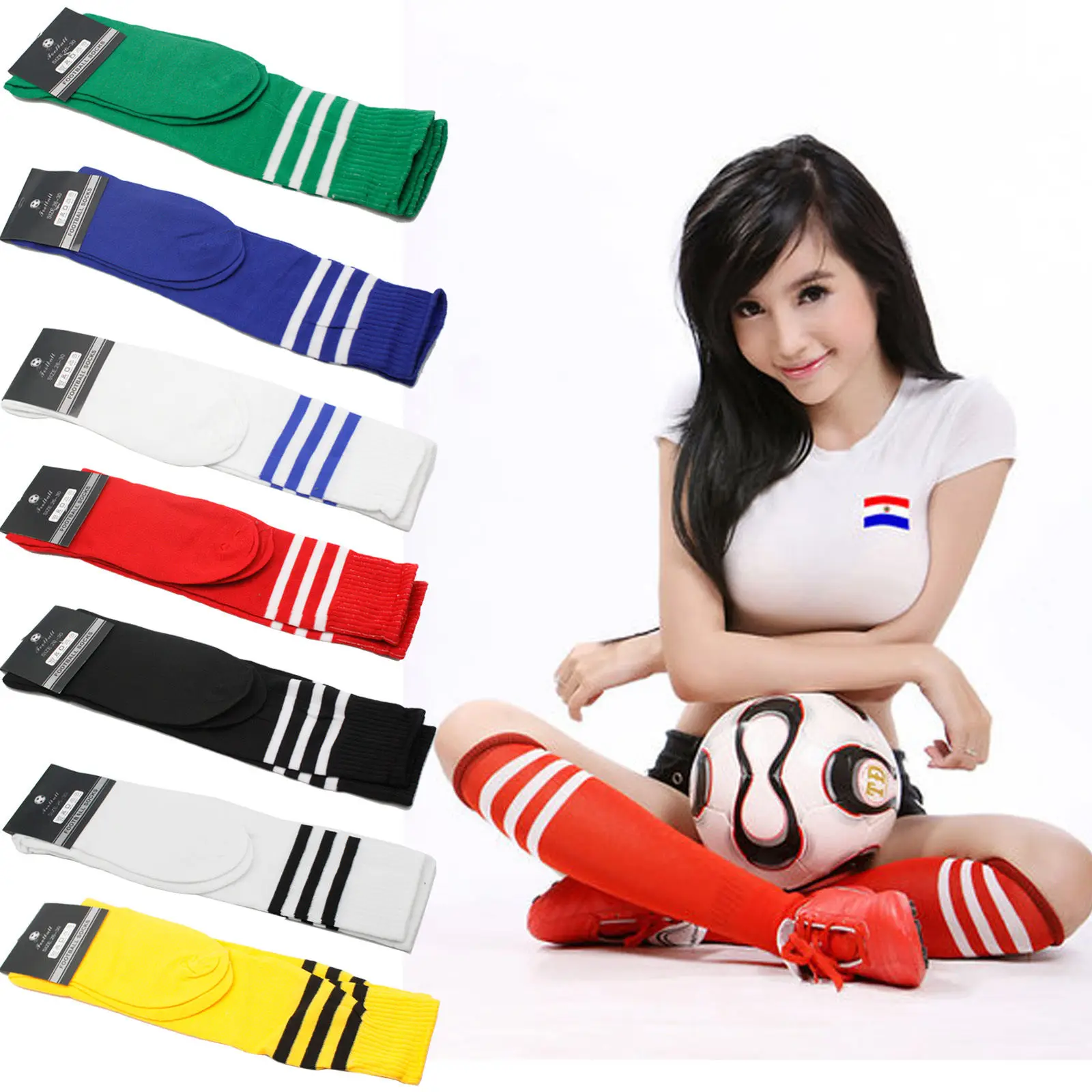 

2019 Men Women Soccer Baseball Football Basketball Sport Over Knee Ankle Socks