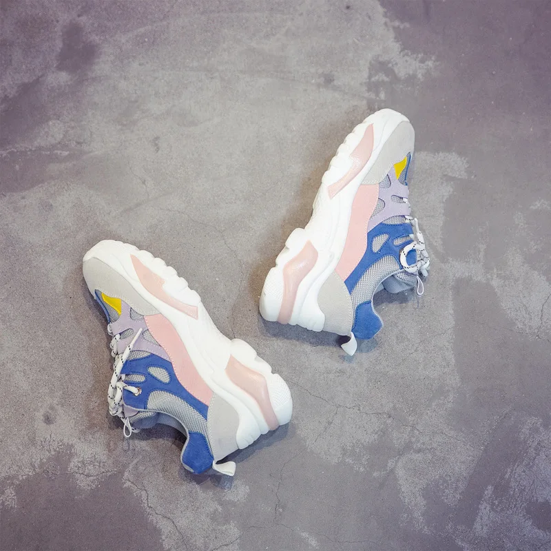 

Jookrrix 2018 New Platform Shoe Women Fashion Sneaker Lady chaussure Breathable Autumn Brand Female Casual footware All Match