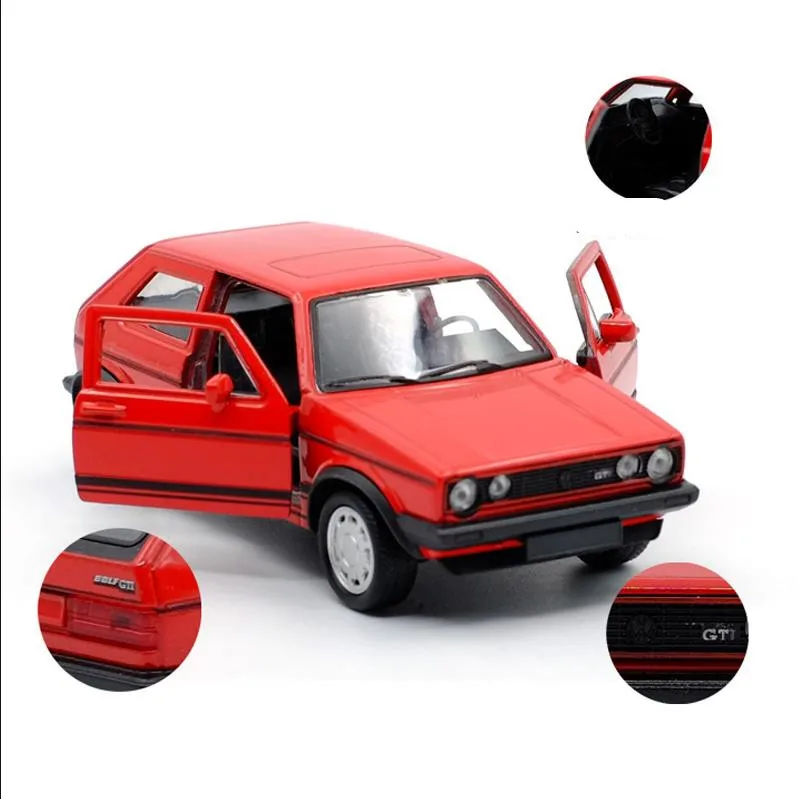 Игрушечная машина из сплава 1:36 sacle Golf GTI высокая имитация литья под давлением 2
