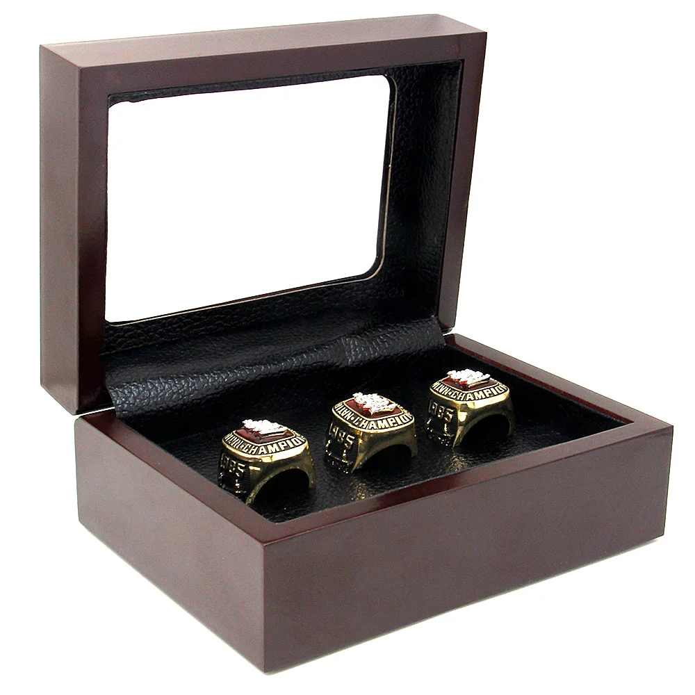 BX0022 3 3 Holes New Arrival Wood Ring Box High Quality Ring Box Ring