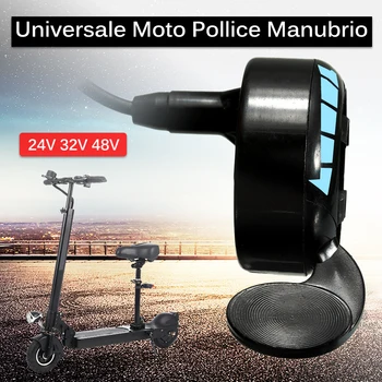 

Universal Motorcycle 7/8inch Handlebar Black Metal Thumb Throttle E-Bike Electric Bike Scooter 24v 36v 48v
