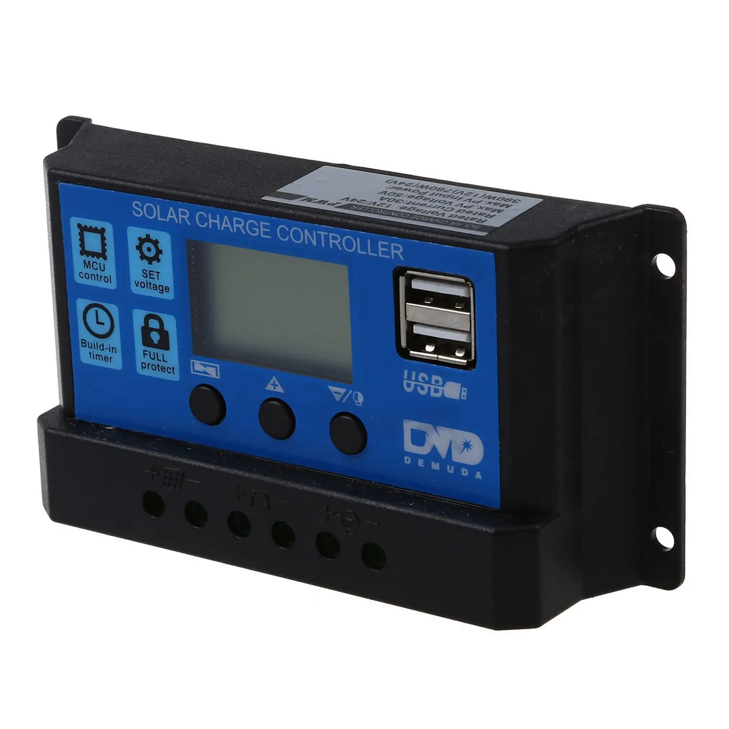 

LCD 12V/24V Solar Panel Controller Regulator Charge Battery Protection, 30A