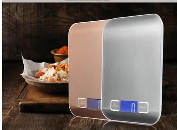 

by dhl FEDEX 50pcs 5000g/1g Kitchen Digital Scale Cooking Measure Tools Stainless Steel Electronic Weight LCD Weight Scale