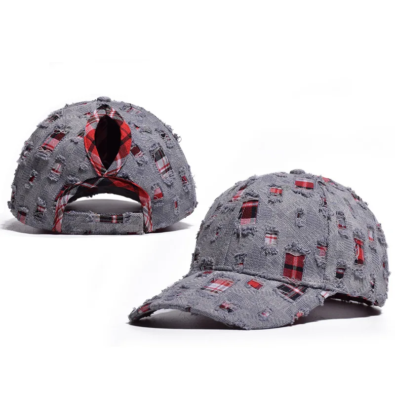 Unisex Retro lavado agujeros hombres mujeres Ponytail gorra de béisbol del Snapback Golf Beisbol Casquette Hockey gorras verano otoño Unisex Retro lavado agujeros hombres mujeres Ponytail gorra de béisbol del Snapback Golf Beisbol Casquette Hockey gorras verano otoño
