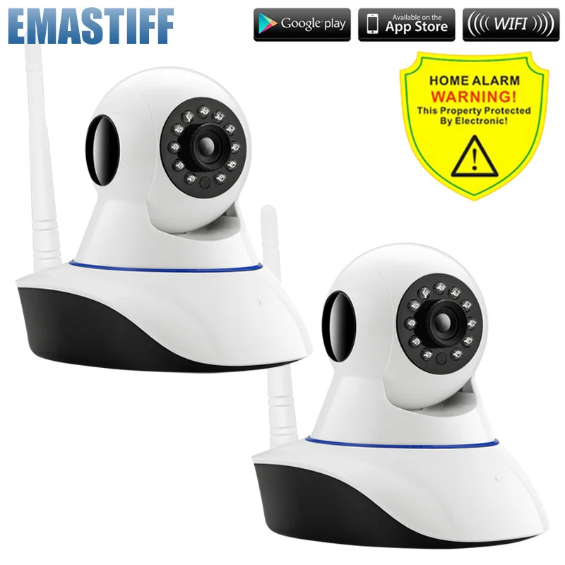 imágenes para Gratis Shipping.2pcs/lot HD 720 P Visión Nocturna Función APP Control Inalámbrico Cámara IP Pan Tilt Audio de Dos Vías bebé Monitor de La Cámara imágenes para Gratis Shipping.2pcs/lot HD 720 P Visión Nocturna Función APP Control Inalámbrico Cámara IP Pan Tilt Audio de Dos Vías bebé Monitor de La Cámara