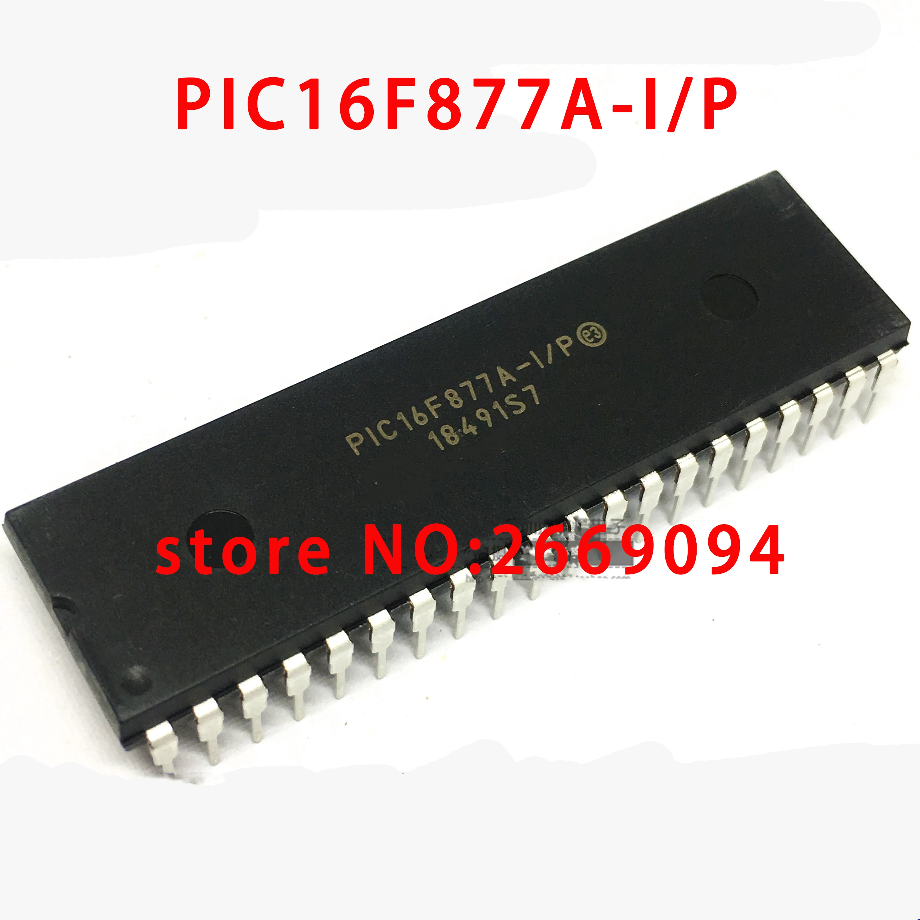 50 шт./лот PIC16F877 PIC16F877A-I/P PIC16F877A 16F877 DIP-40 IC MCU 8 бит 14 КБ FLASH 40DIP новый оригинальный |