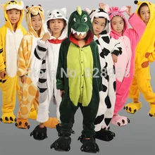 2016 Roupas Infantis Menina 22 Style 2-11 Years Old Winter Children Flannel Pajamas 1 Piece Kid Clothes Hooded Romper Sleepwear