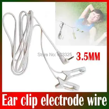 

Tens ems Massage Ear clip electrode connecting lead 3.5mm wire for Sleep insomnia acupuncture therapy machine slimming massager