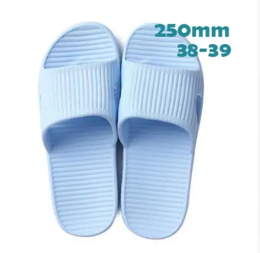 sky blue 250mm Тапочки Xiaomi mijia мягкие женские, мужские, детские сандалии Нескользящие домашние тапочки для душа детские повседневные тапочки умный дом - Цвет: sky blue 250mm