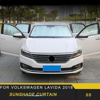 

For Volkswagen Lavida 2018 Car Sun Shade UV Protection Curtain Sunshade Side Window Mesh Sun Visor Summer Film