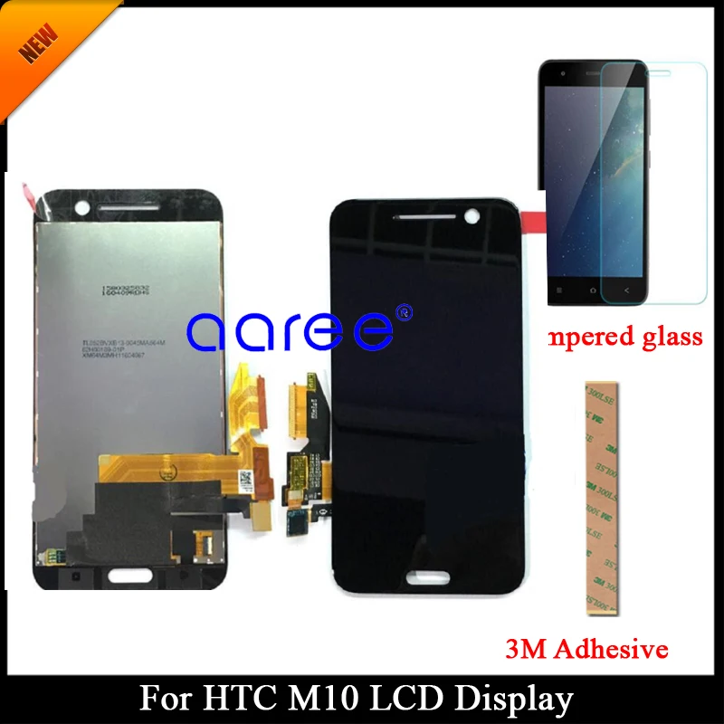 100% протестированный ЖК-дисплей для HTC M10 10 ЖК-экран сенсорный дигитайзер в сборе |