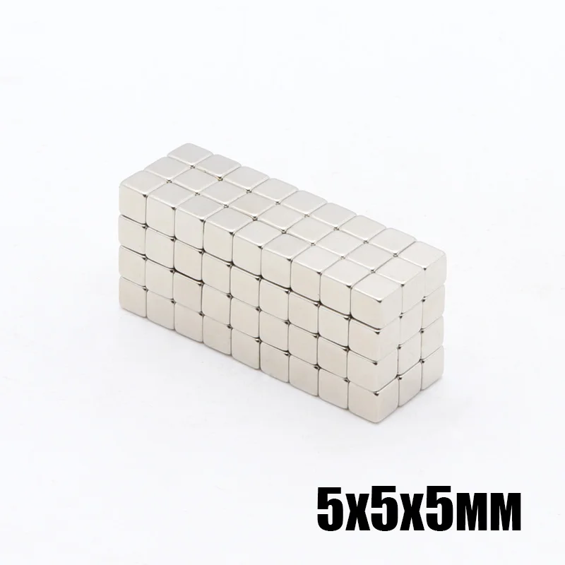 

216Pcs 5x5x5 mm Neodymium Magnet Cube 5mm N35 Permanent NdFeB Super Strong Powerful Magnetic Magnets Square Buck Cube 5*5*5 mm