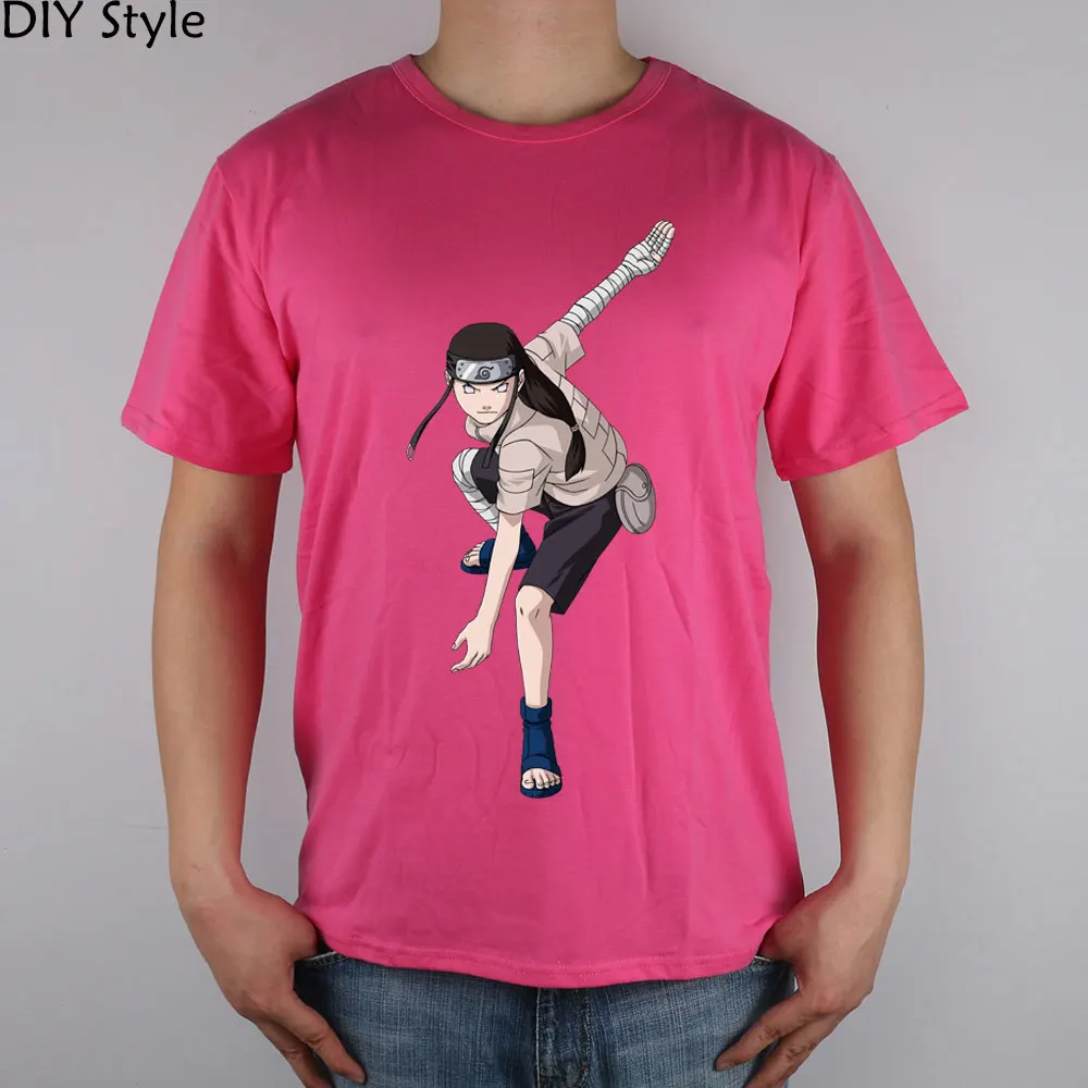 Мужская футболка с коротким рукавом принтом Наруто Ning times Hyuga Neji 2|brand t shirt men|t ment men