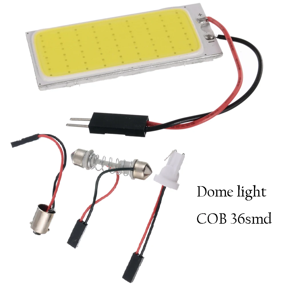 YSY 50 шт. T10 BA9S COB Chip 36SMD светодиодный светильник автомобильный источник авто