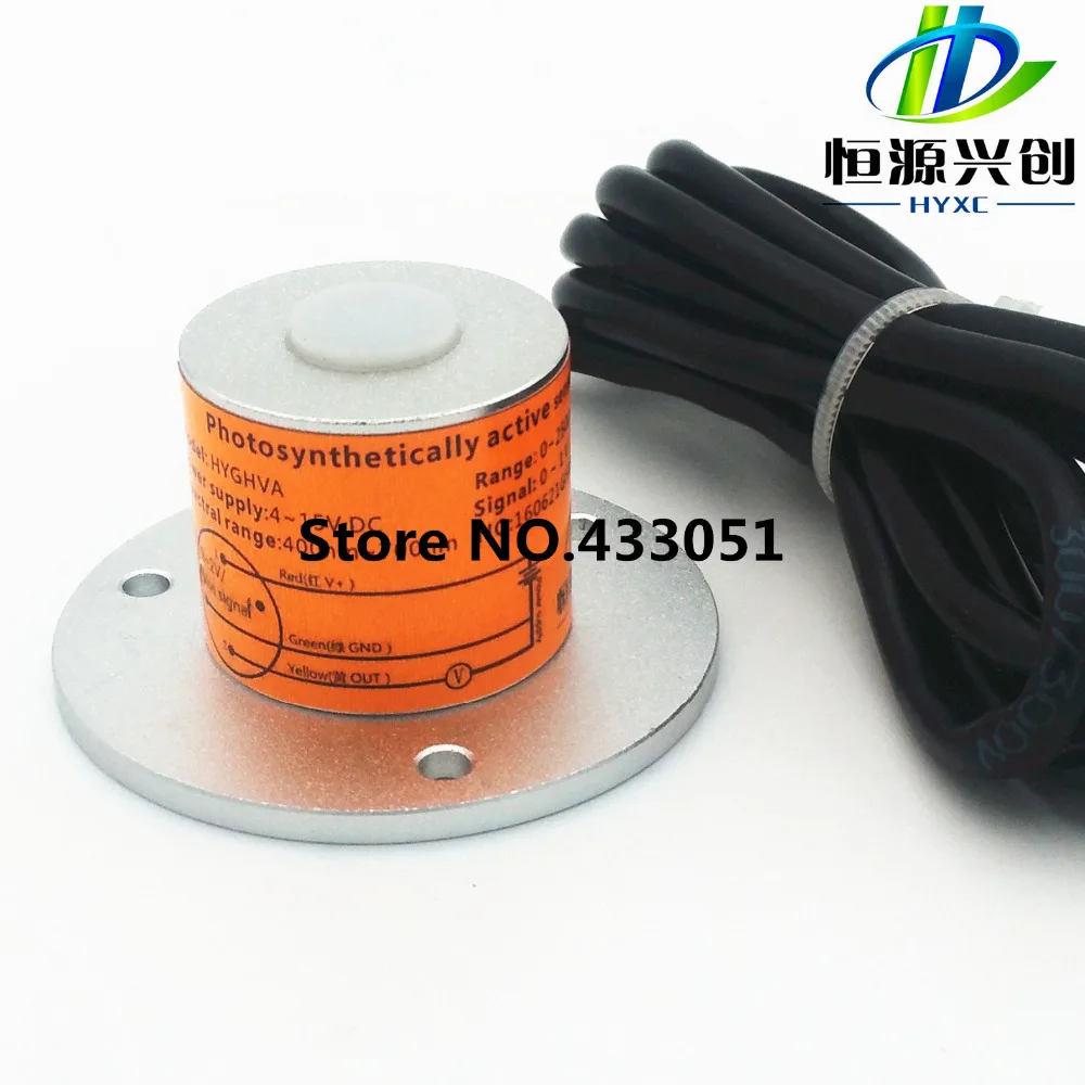 Output voltage signal  Photosynthetic active radiation sensor  Photosynthetic quantum table effectively 5