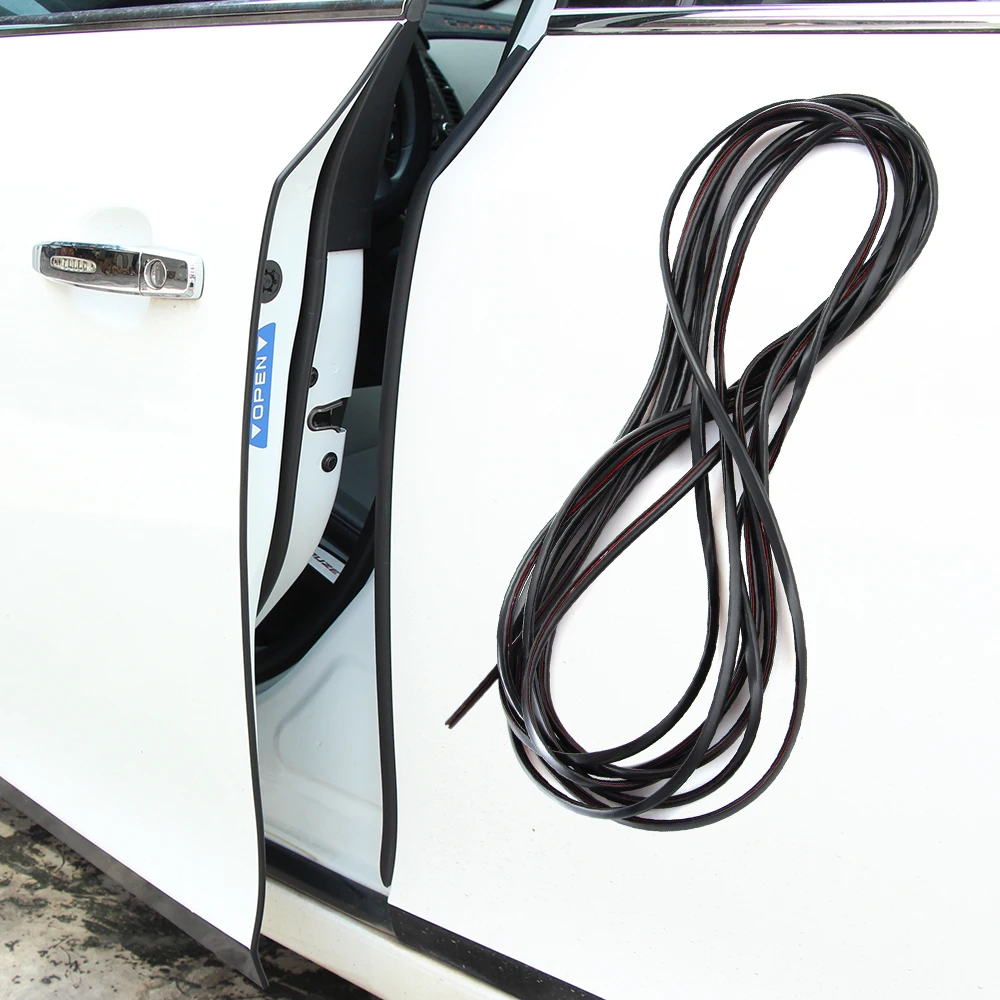 

Car Rubber Edging Protection Strip Edge Doors Molding Side Protector Anti-Scratches Vehicle Car Accessories For Lexus For TOYOTA