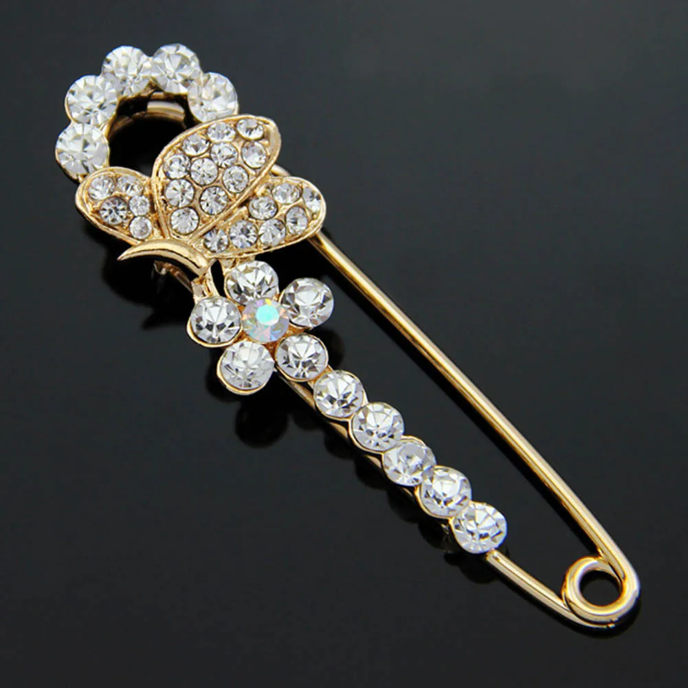 Simple Individual Beautiful Brooch Popular Rhinestone Handmade Best