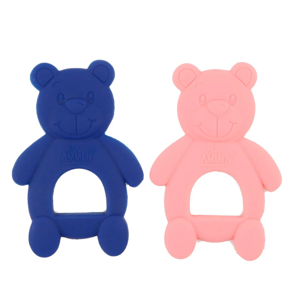 

Baby Teether Silicone Newborn Tooth Bears Children Chewing Teethers Safety Infant Teething Traning Toys