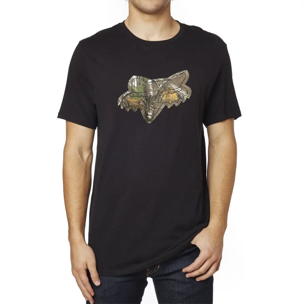 

Fox Racer Men'S Realtree Tech T Shirt Black Moto X Clothing Apparel Cool Casual Pride T Shirt Men Unisex Fashion Tshirt Free