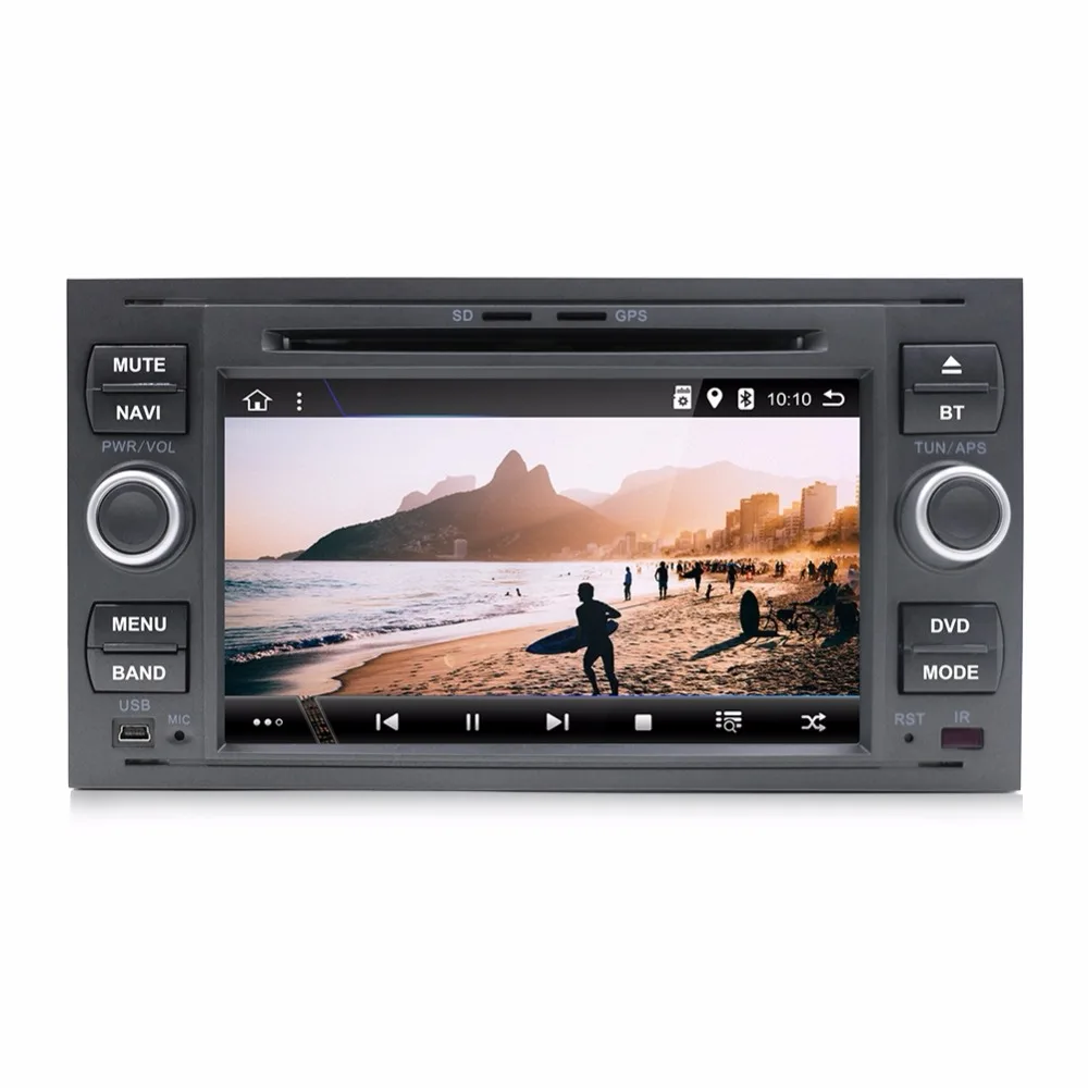 

KLYDE 6.2" 2 Din Android 8.1 8 Core Car Radio For FORD FOCUS MONDEO S-MAX CONNECT 2005-2007 1024*600 Audio Stereo Audio Player