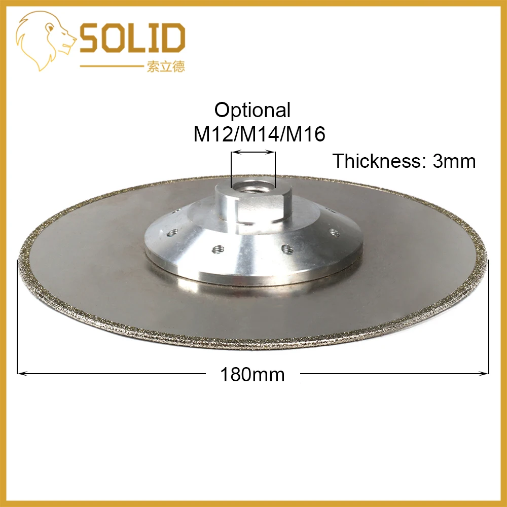 180 мм Алмазный шлифовальный режущий диск M14 фланец Алмазный диск колеса для Гранит Мрамор 40 #1 шт