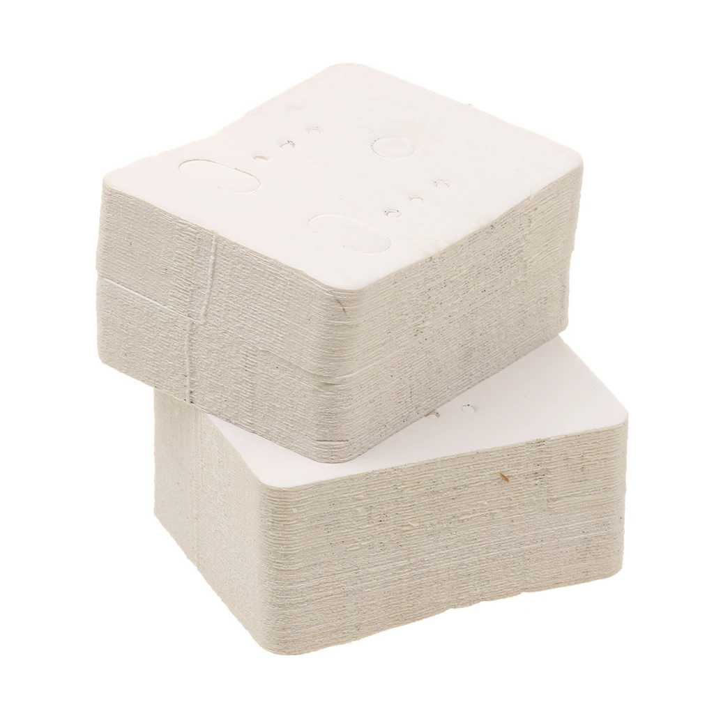 100pcs Professional Type Paper Earring Ear Studs Holder Display Hang Cards Jewelry Packaging