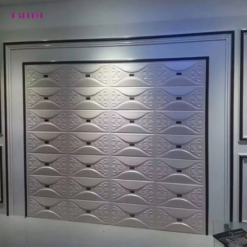 Самоклеящиеся 3D наклейки KAKUDER прямоугольные на стену из пенополистирола и