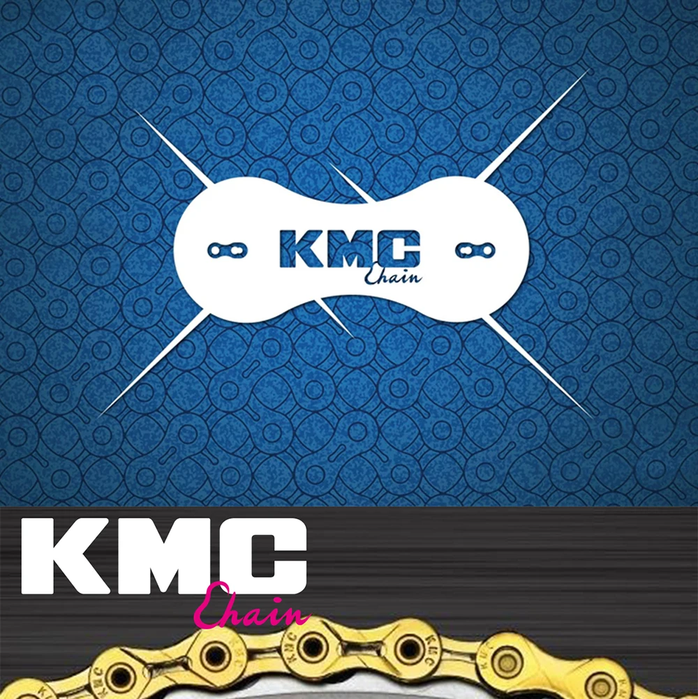 Sale KMC X9L Gold 116 Links 9 Speed Bicycle Shift Chain for Road / Mountain Bike MTB 2