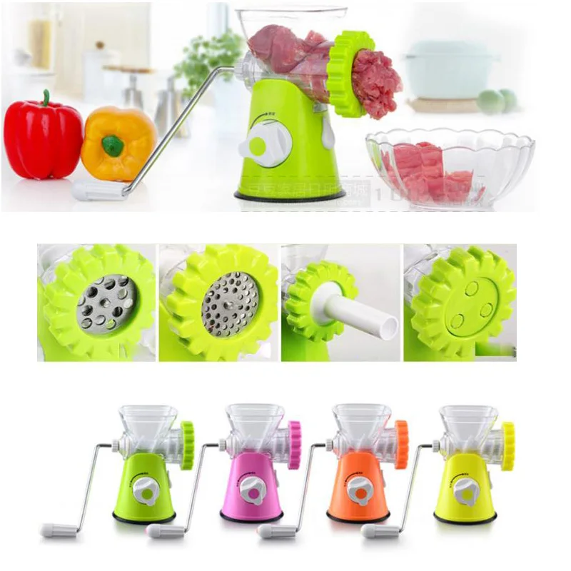 comprar Household Moedor de Carne Vegetal Slicer Cortador de Carne Moedor de Carne Casa Multifuncional de Alta Qualidade Escudo do ABS Inoxidável