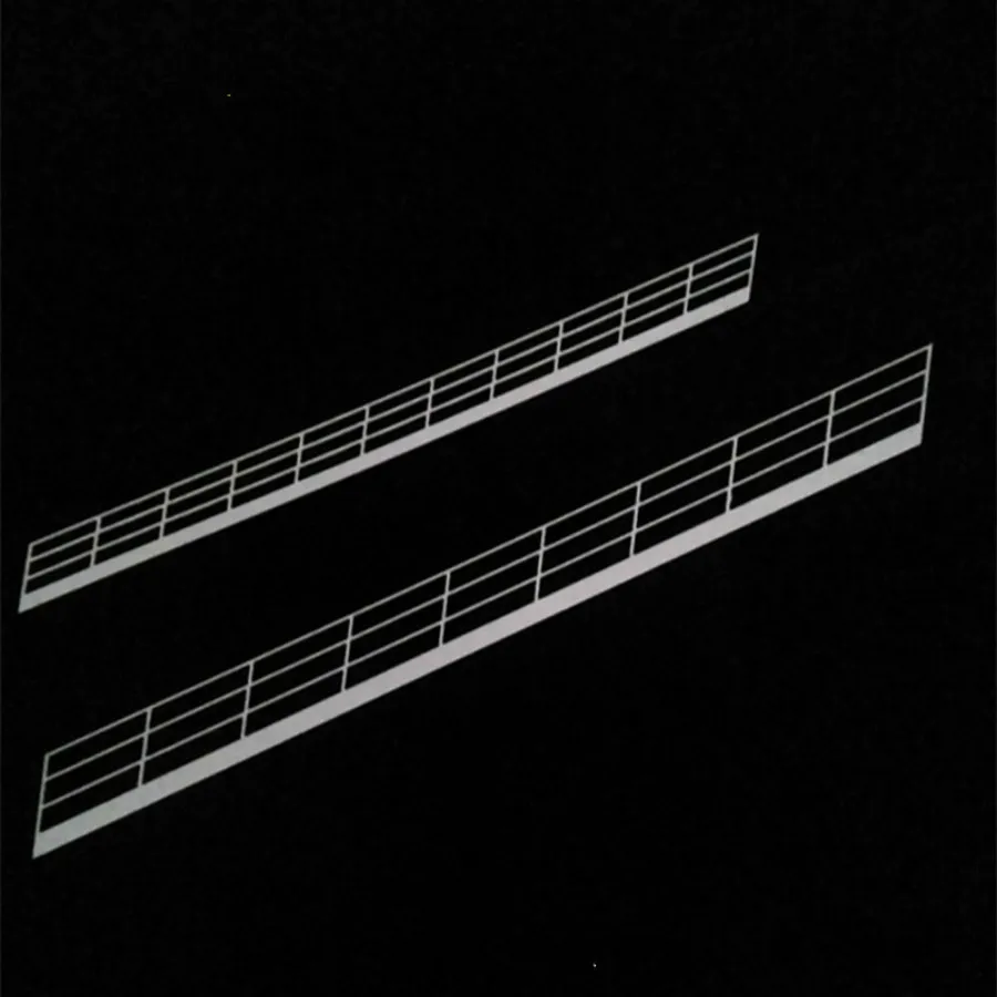 

10pcs White stair railing model building model stair railing scene model diagonal guardrail for ho train layout