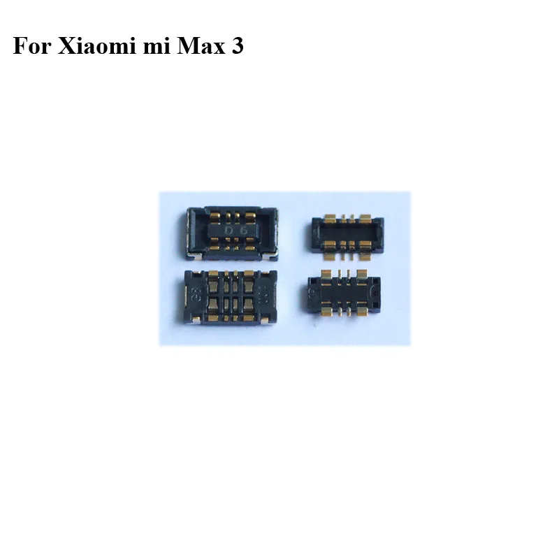 

2PCS New For xiaomi mi Max 3 Inner FPC Connector Battery Holder Clip Contact replacement on motherboard For xiaomi miMax 3 max3