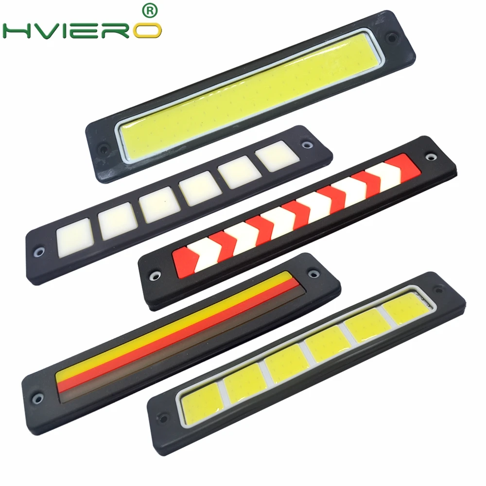 

2X 19cm Auto LED COB White Silica IP65 Waterproof LED DC 12V Daytime Running Light Auto External Flexible Lights Fog Lamp