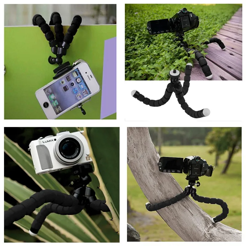 Гибкий мини штатив держатель для экшн камеры Gopro Hero 3 4 iPhone X 6 7 8 /Huawei/xiaomi mi8 4X