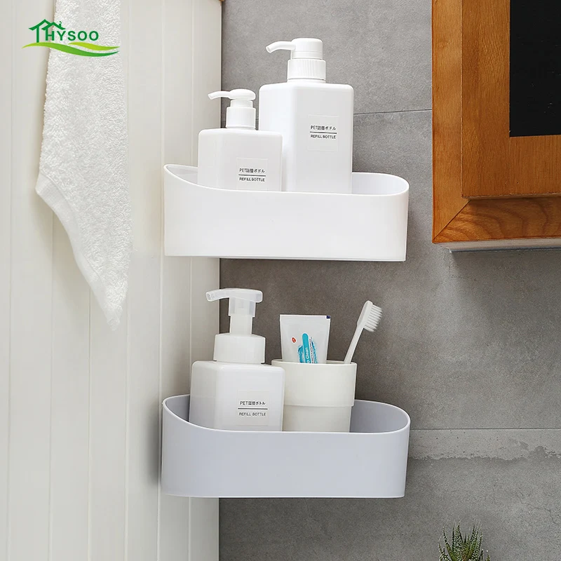 Corner wall hanging rack bathroom storage rack bathroom free punching