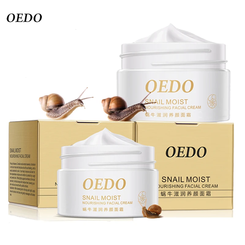 2pcs Deep Nourishing Snail Facial Cream Anti aging wrinkle Acne