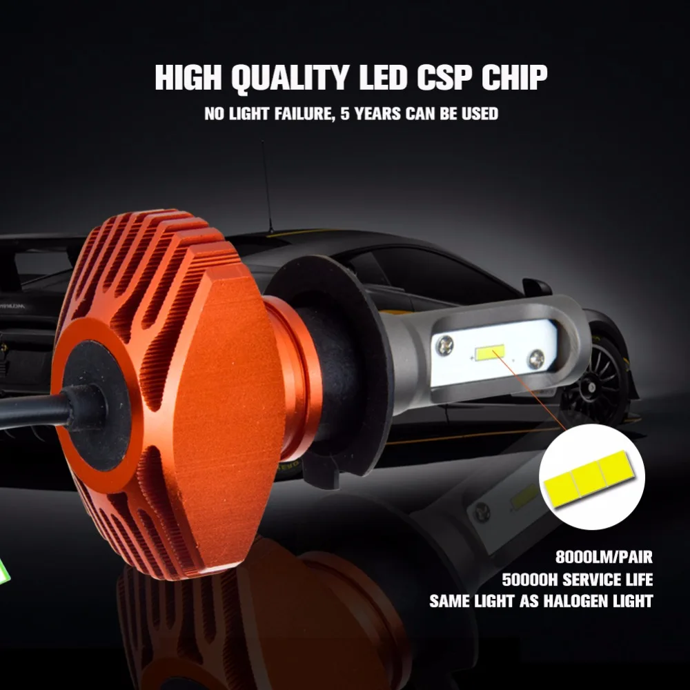 СВЕТОДИОДНЫЙ Автомобильный светильник Hir2 9012 12 В 6500 К 24 В|Передние LED-фары для авто|