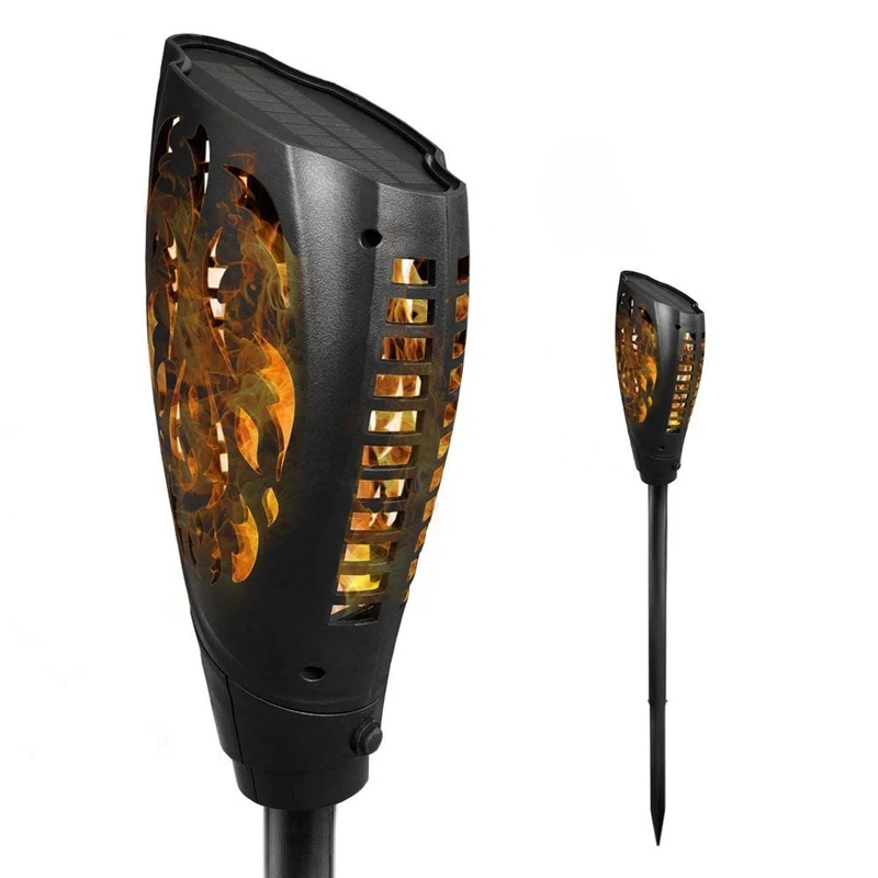 

Solar powered LED Flame Lamp Waterproof 96LEDs Lawn Flame Flickering Torch Light Outdoor Solar LED Fire Lights Garden Decoration