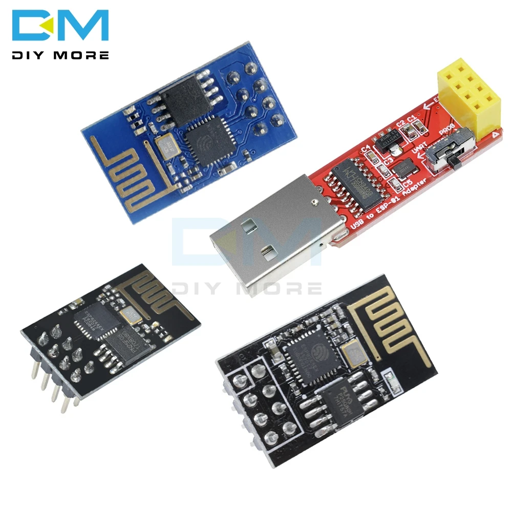 CH340 USB к ESP8266 серийный ESP-01 ESP-01S ESP01 ESP01S беспроводной Wifi разработчик плата модуль для Arduino программист адаптер