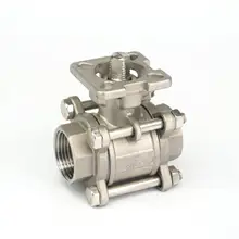 DN20 3/" BSP внутренняя резьба 304 Нержавеющая сталь(1 вещь) шаровой клапан управления подачей масла водный и воздушный дисплей 229 фунтов на квадратный дюйм